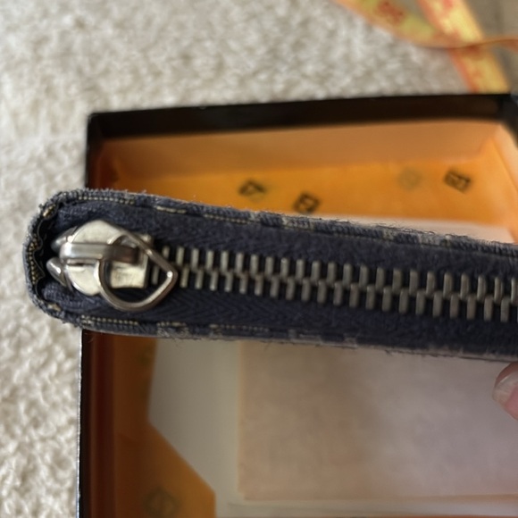 Fendi Blue and Tan Wallet - Picture 12 of 12